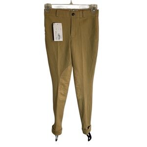 Tuffrider Lowrise Pull-on Starter Jods Kids Size 10 new light tan JPC